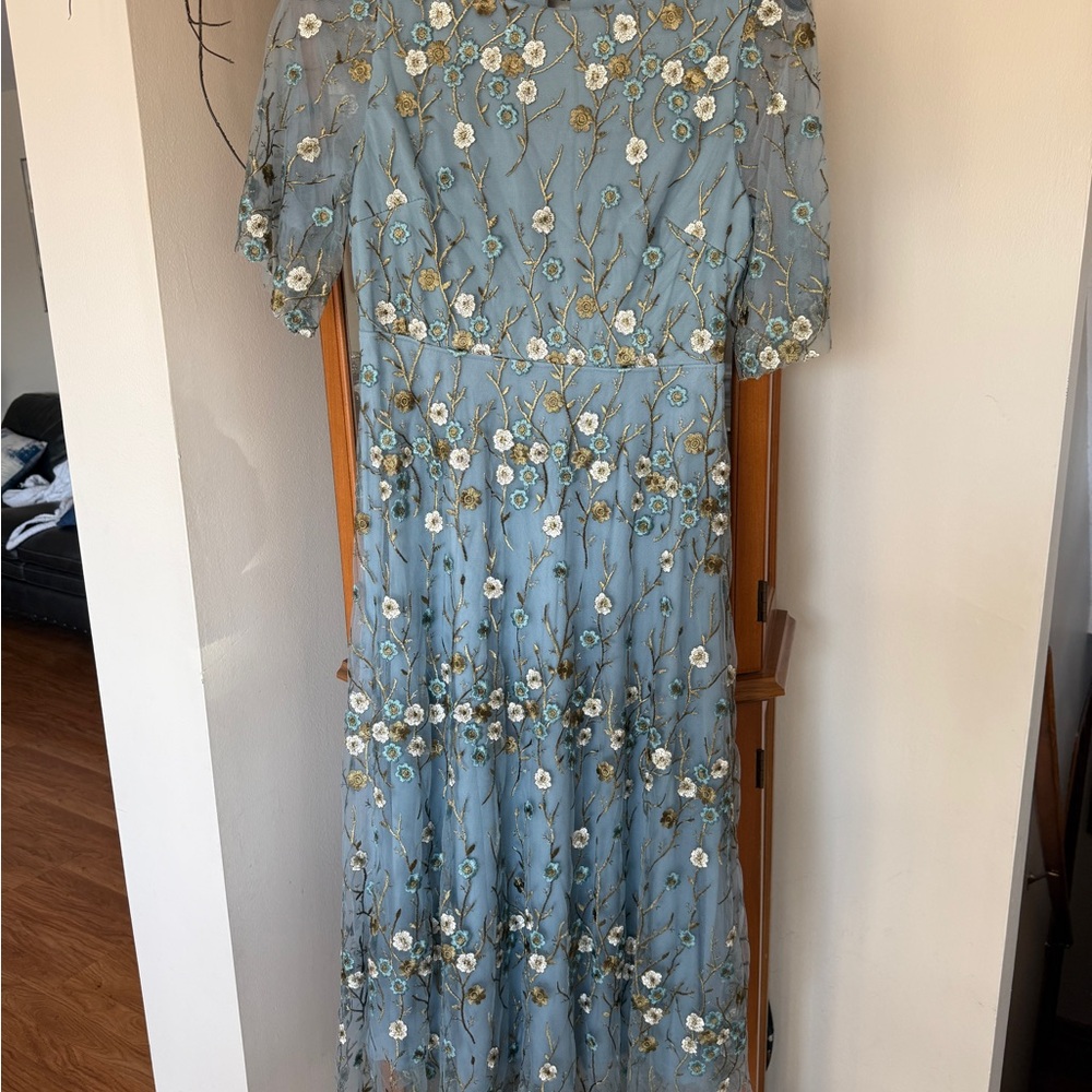 Baltic Born Blue Floral Maxi Dress